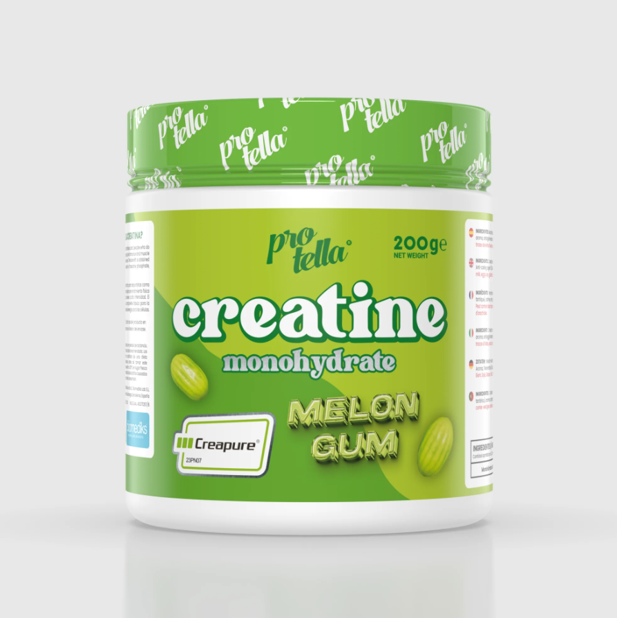 Foto de MuscleFit Creatine Creapure 200g - Protella - Sabor Melon Gum